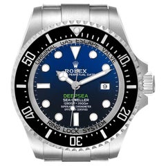 Rolex Seadweller Deepsea 44 Cameron D-Blue Dial Mens Watch 126660 Box Card