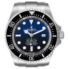Rolex Seadweller Deepsea 44 Cameron D-Blaues Zifferblatt Herrenuhr 126660 Box Card