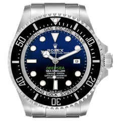Rolex Seadweller Deepsea 44 Cameron D-Blue Dial Mens Watch 126660 Box Card