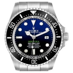 Rolex Seadweller Deepsea 44 Cameron D-Blue Dial Mens Watch 126660 Box Card