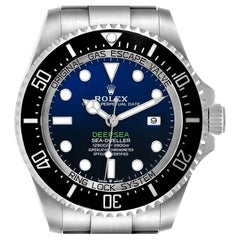 Rolex Seadweller Deepsea 44 Cameron D-Blue Dial Mens Watch 126660 Box Card