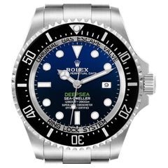 Rolex Seadweller Deepsea 44 Cameron D-Blue Dial Mens Watch 126660 Box Card