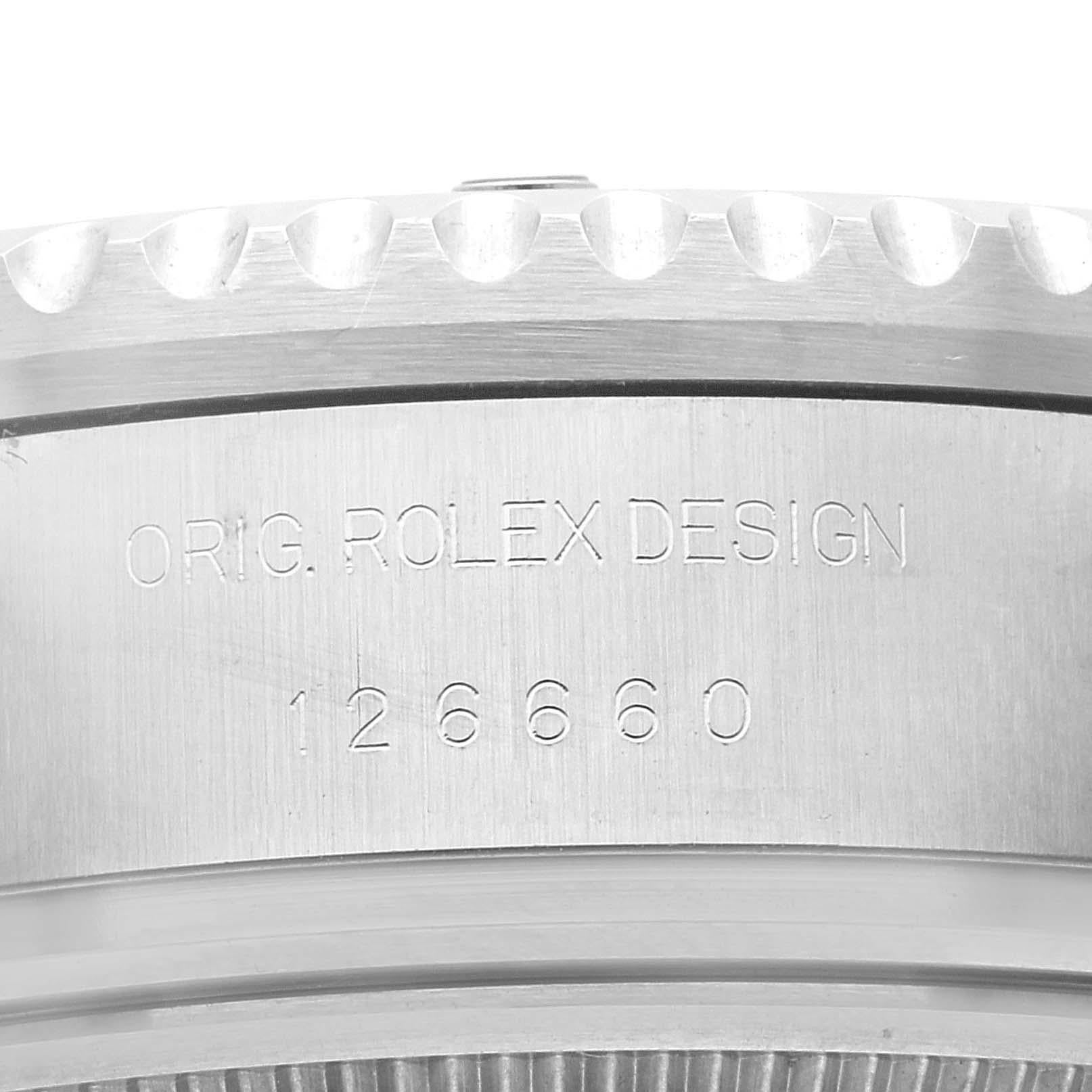 Rolex Seadweller Deepsea 44 Cameron D-Blue Dial Steel Mens Watch 126660 Box Card In Excellent Condition In Atlanta, GA