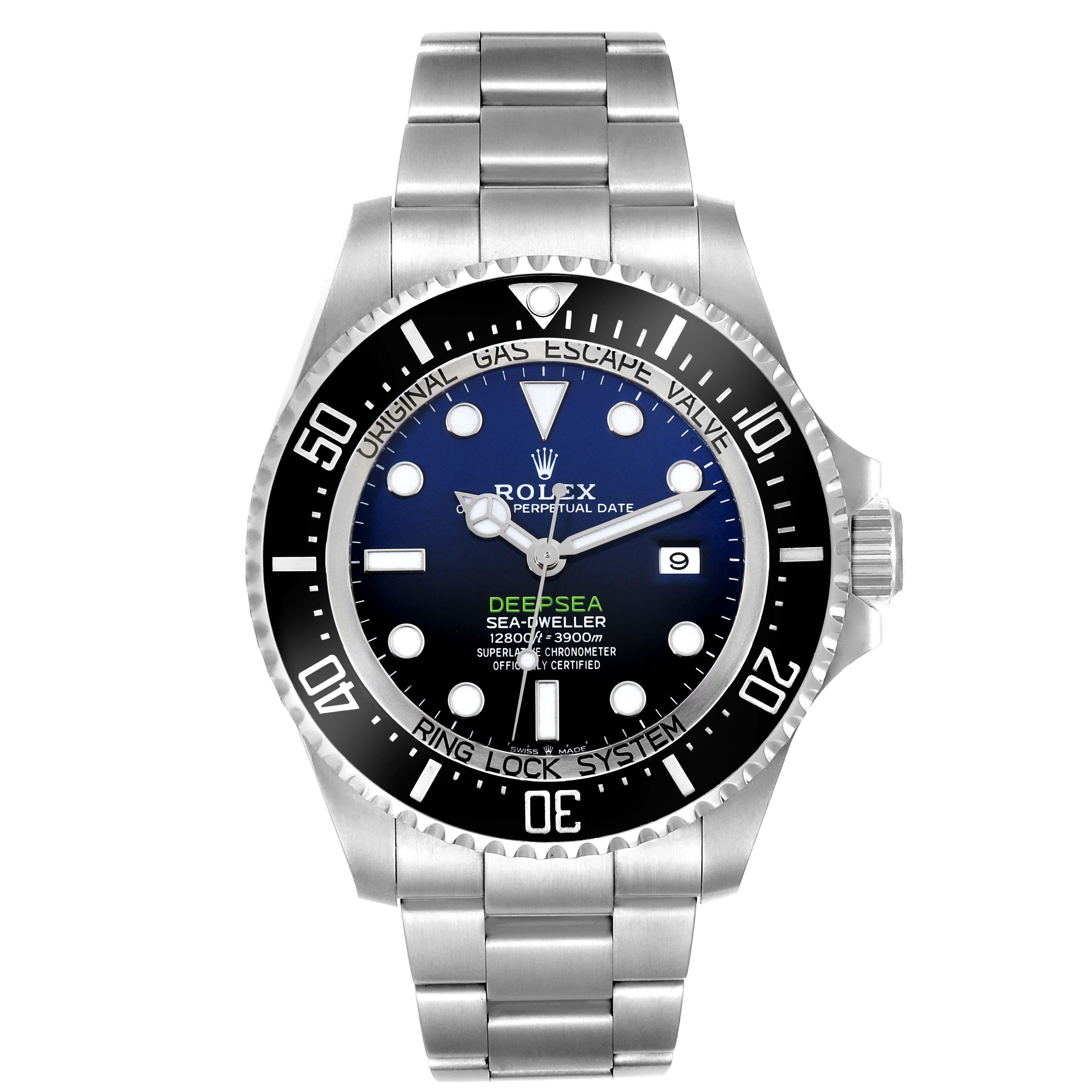  Rolex Seadweller Deepsea 44 Cameron D-Blue Dial Montre pour hommes 126660 Boîte Card Pour hommes 