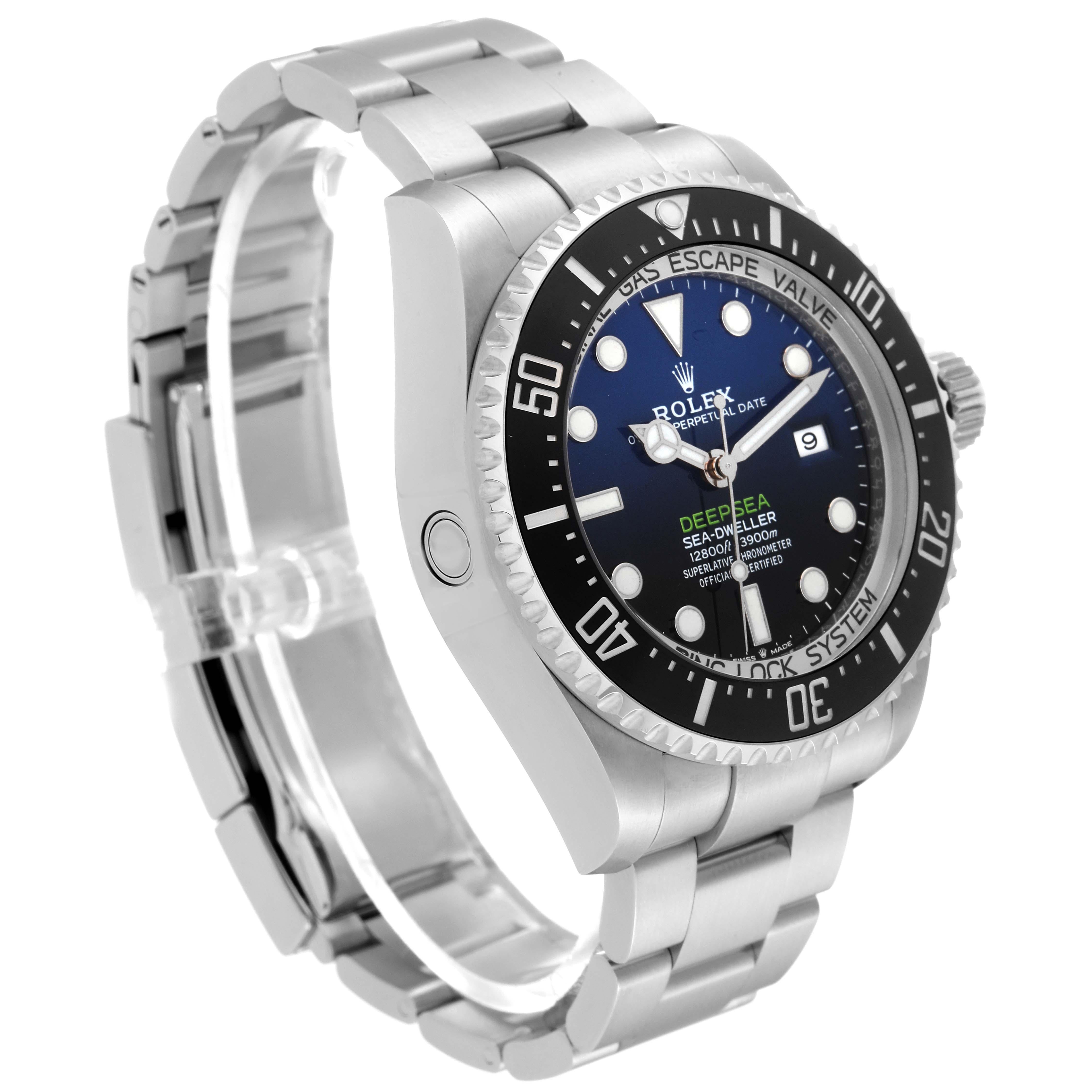 Rolex Seadweller Deepsea 44 Cameron D-Blue Dial Steel Mens Watch 126660 Box Card 2