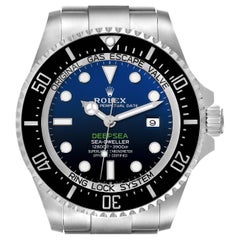 Rolex Seadweller Deepsea 44 Cameron D-Blue Dial Steel Mens Watch 126660 Box Card