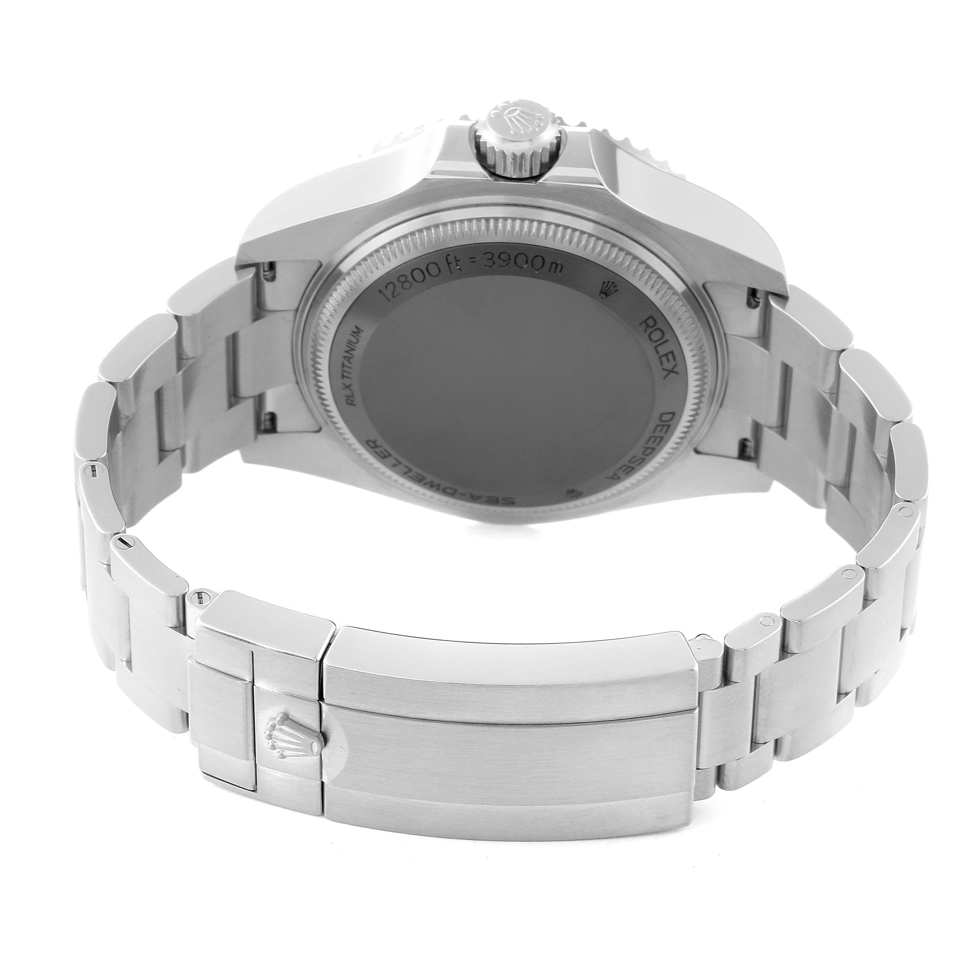 Rolex Seadweller Deepsea 44 Cameron D-Blue Dial Steel Mens Watch 136660 Box Card 3
