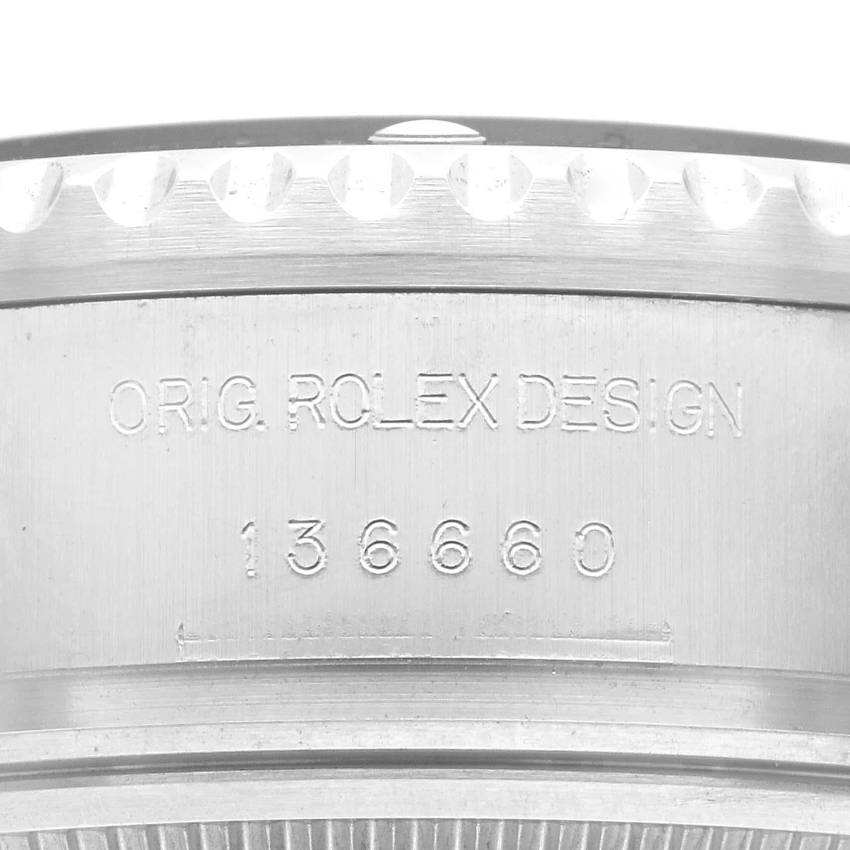 Rolex Seadweller Deepsea 44 Cameron D-Blaues Zifferblatt Stahl Herrenuhr 136660 Box Card 1