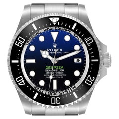 Rolex Seadweller Deepsea 44 Cameron D-Blue Dial Steel Mens Watch 136660 Box Card