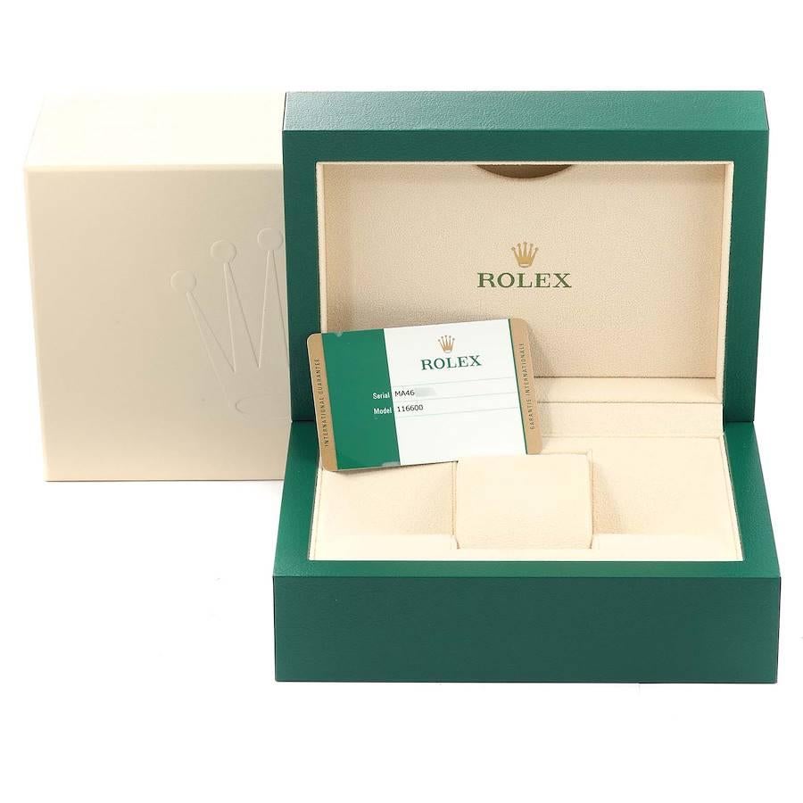 Rolex Seadweller Deepsea Black Dial Ceramic Bezel Mens Watch 116660 Box Card 2