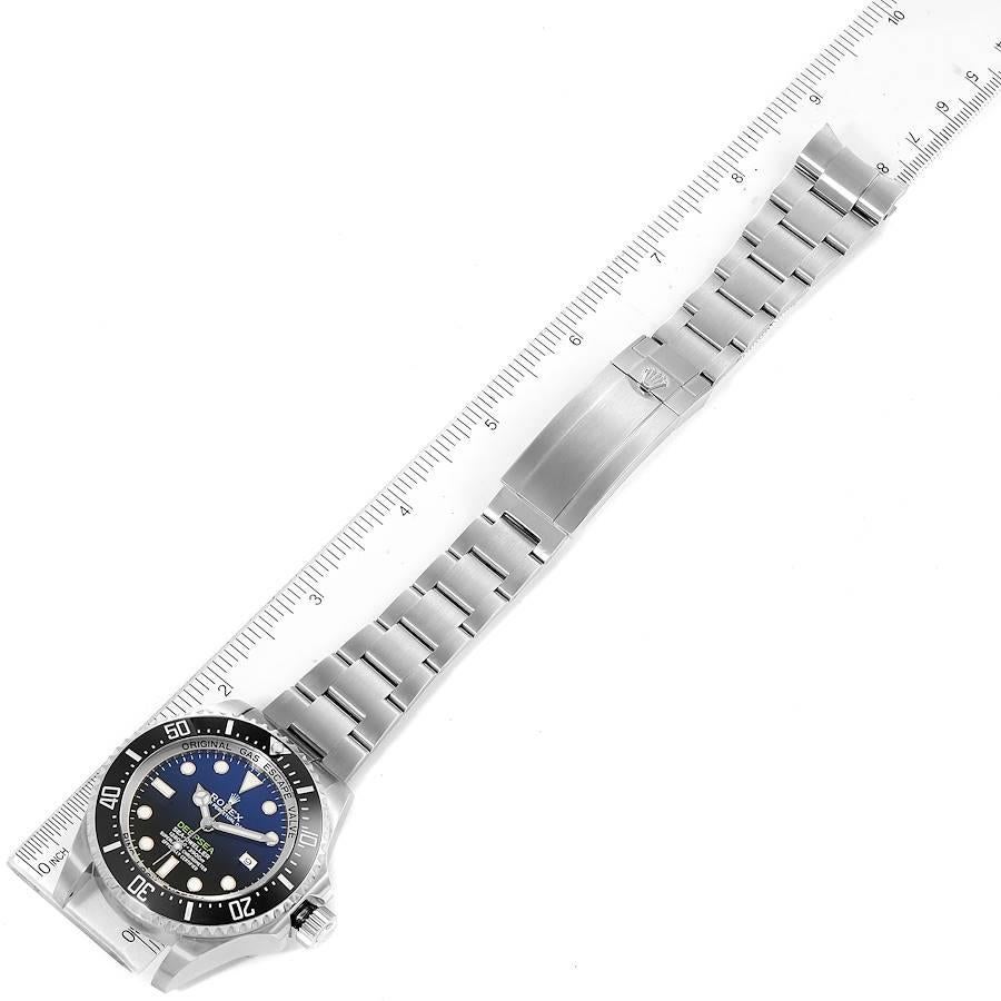 Rolex Seadweller Deepsea Cameron D-Blue Steel Watch 116660 Box Card 2