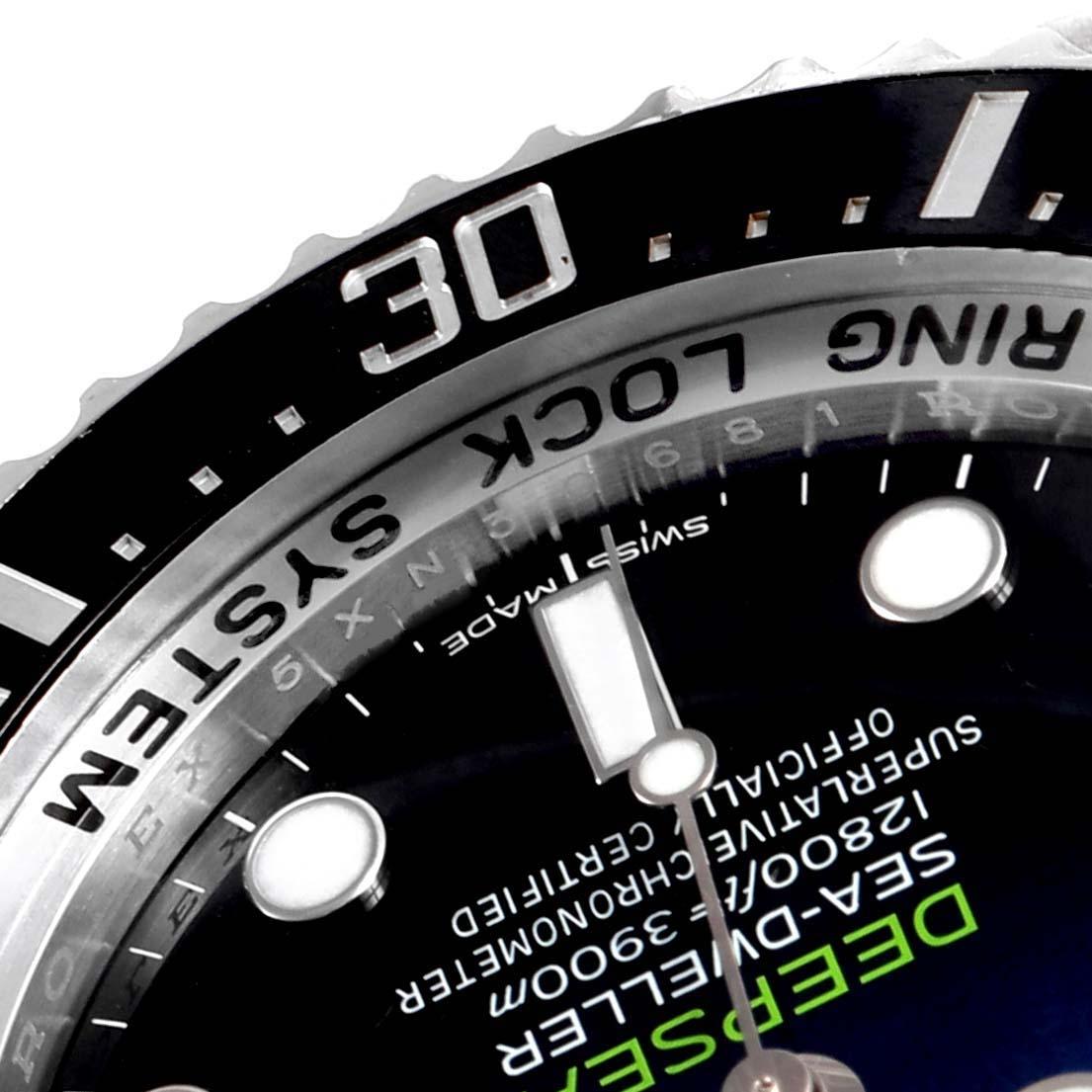 Rolex Seadweller Deepsea Cameron D-Blue Steel Watch 116660 Box Card 3