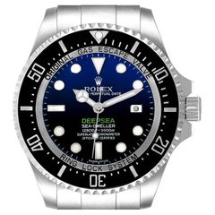 Used Rolex Seadweller Deepsea Cameron D-Blue Steel Watch 116660 Box Card