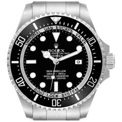 Rolex Seadweller Deepsea keramische Lünette Stahl Herrenuhr 116660 Box Karte