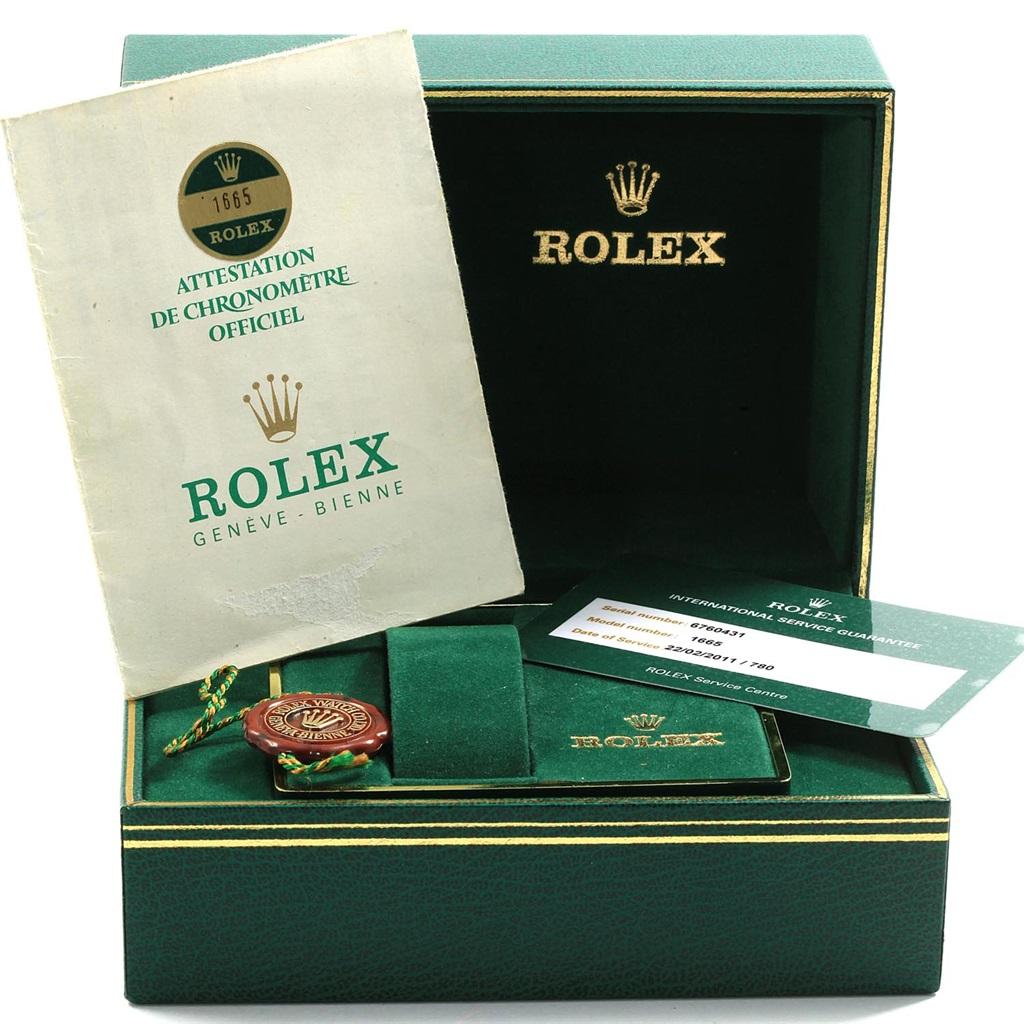 Rolex Seadweller Vintage Steel Men's Watch 1665 Box Papers 8