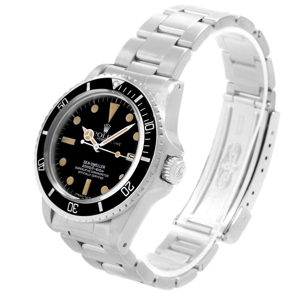 Rolex Seadweller Vintage Steel Men's Watch 1665 Box Papers 5