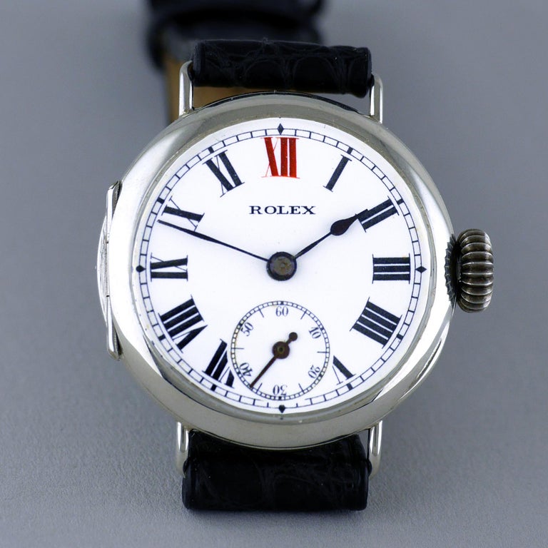 rolex silver face