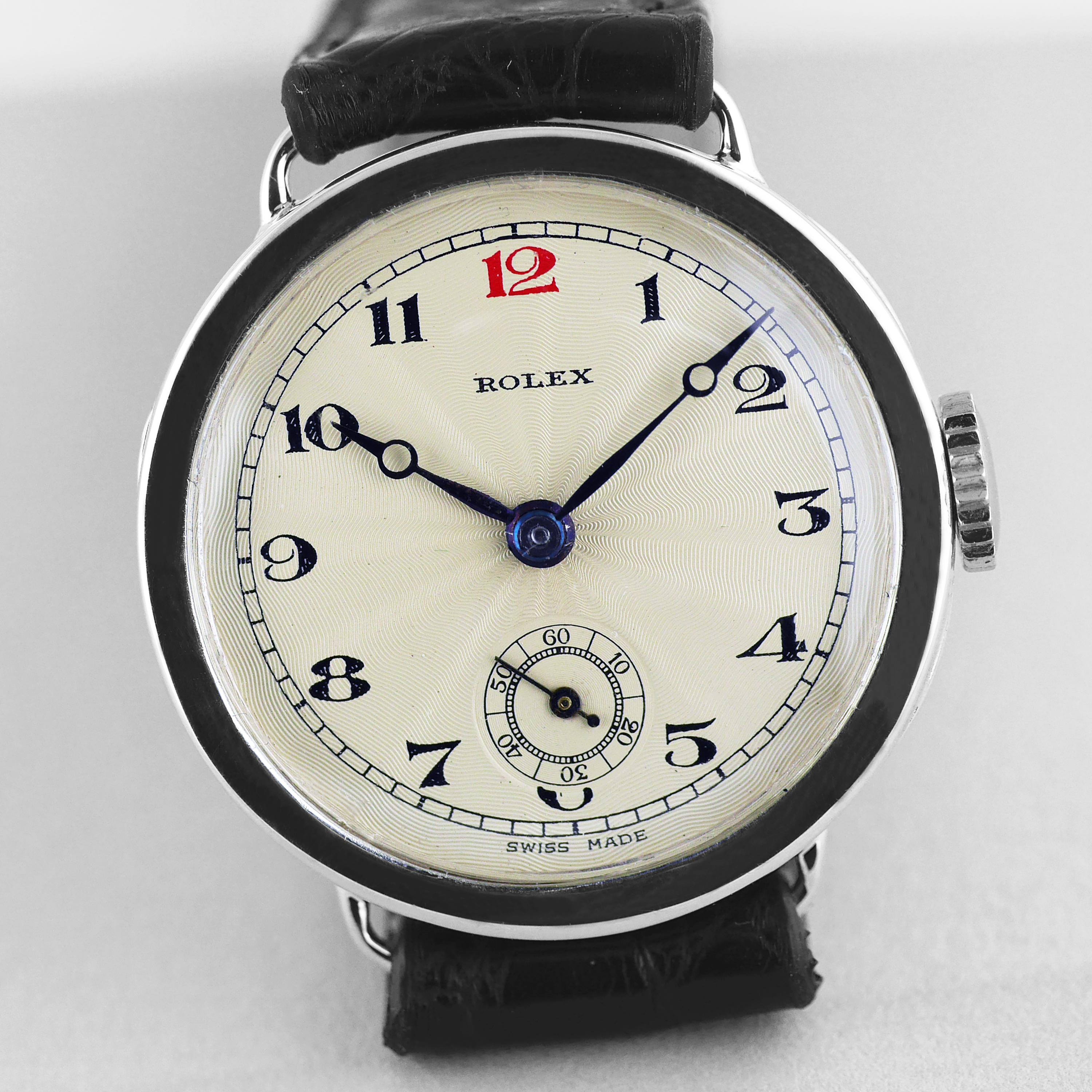 rolex officers trench watch