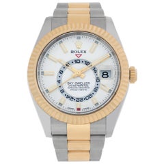 Rolex Sky-Dweller 18k Gold & Edelstahl Automatik-Armbanduhr Ref 326933