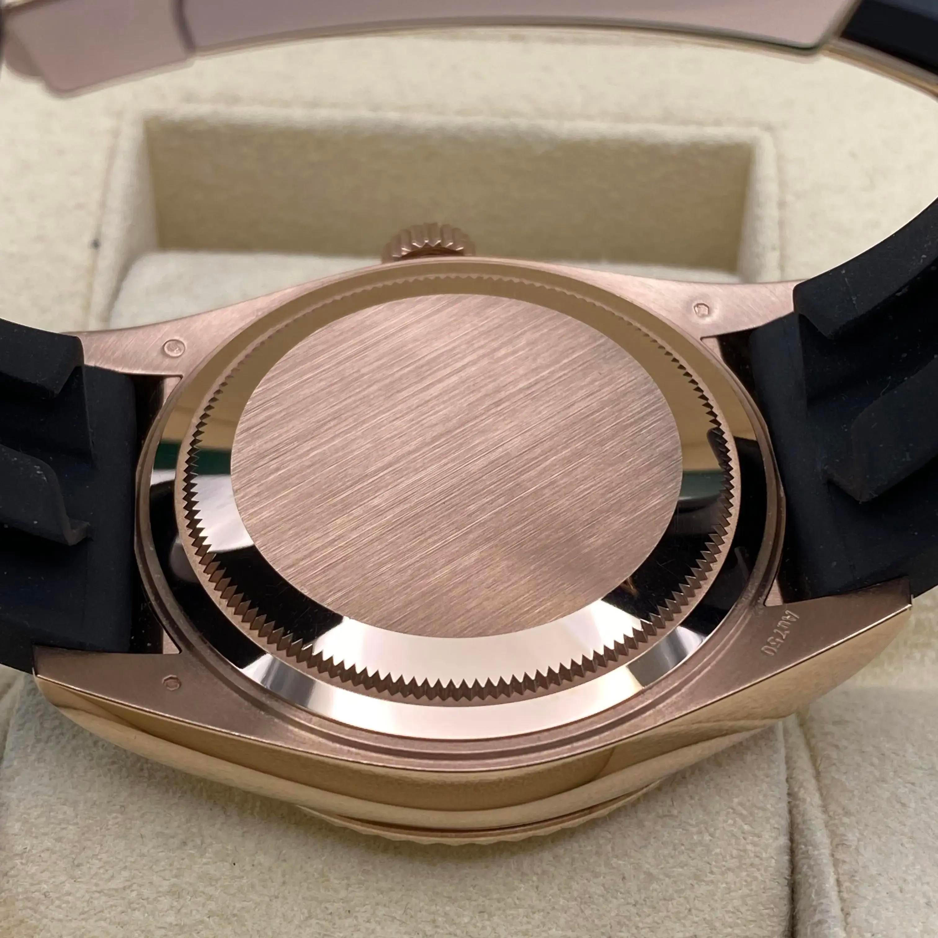 Rolex Sky-Dweller 326235 Rose Gold 42mm Chocolate Dial Automatic Watch B&P 2021 For Sale 2