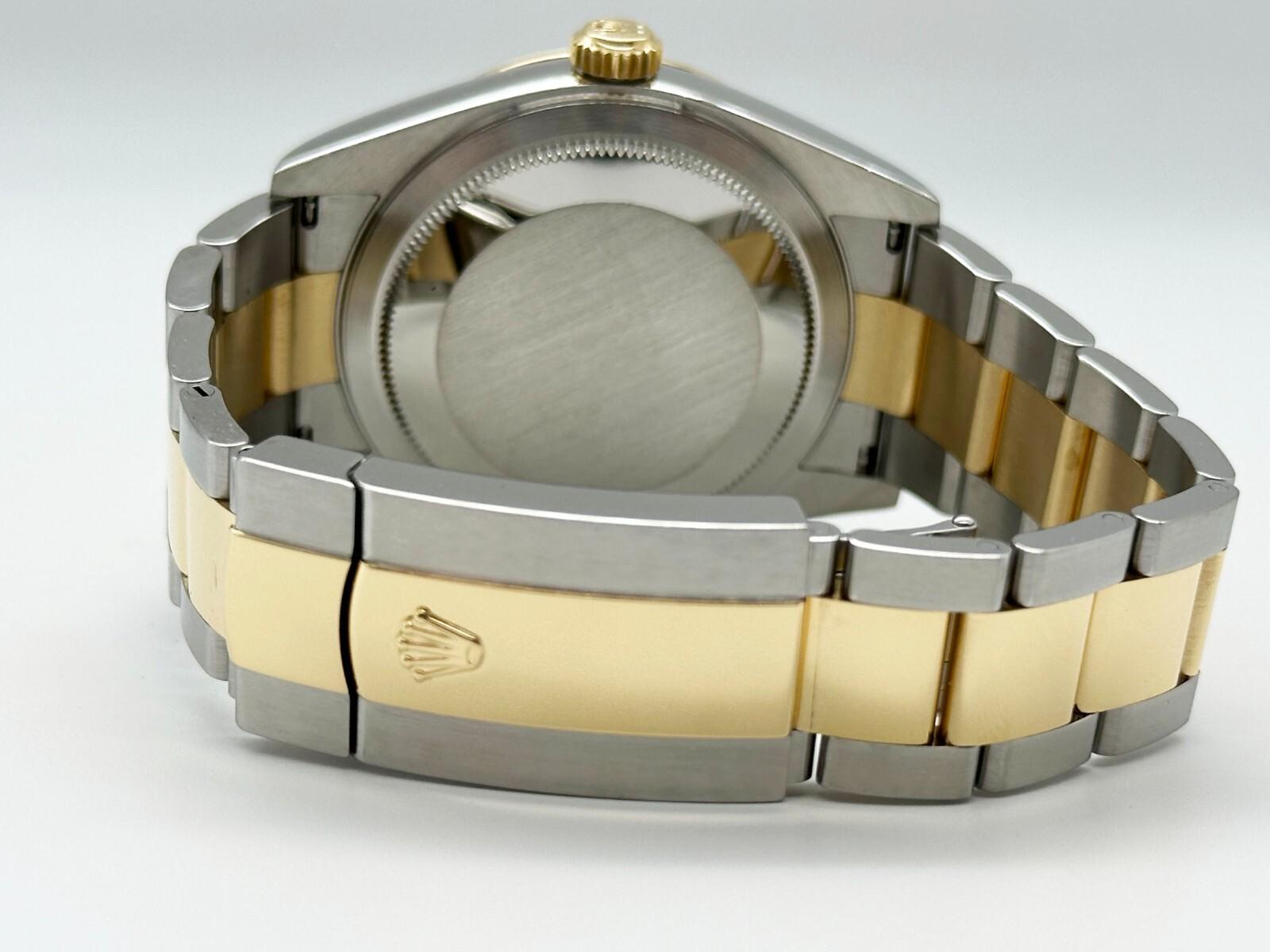 Style Number: 326933



Serial: 20D45***



Year: 2018

 

Model: Rolex Sky-Dweller

 

Case Material: Stainless Steel

 

Band: 18K Yellow Gold & Stainless Steel

 

Bezel: 18K Yellow Gold

 

Dial: Black

 

Face: Sapphire Crystal

 

Case Size: