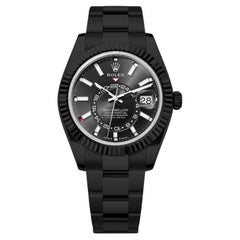 Used Rolex Sky-Dweller 326934 Black Dial Oyster Bracelet 42mm Watch 2023 PVD/DLC