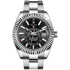 Rolex Sky-Dweller 326934 Stainless Steel Black Dial Automatic Oyster Watch