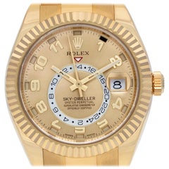 Rolex Sky-Dweller 326938, Gold Dial, Certified and Warranty