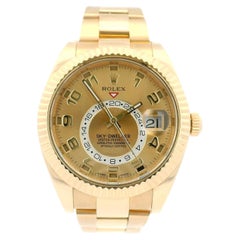 Rolex Sky-Dweller 326938 Champagne Dial With Box & Papers