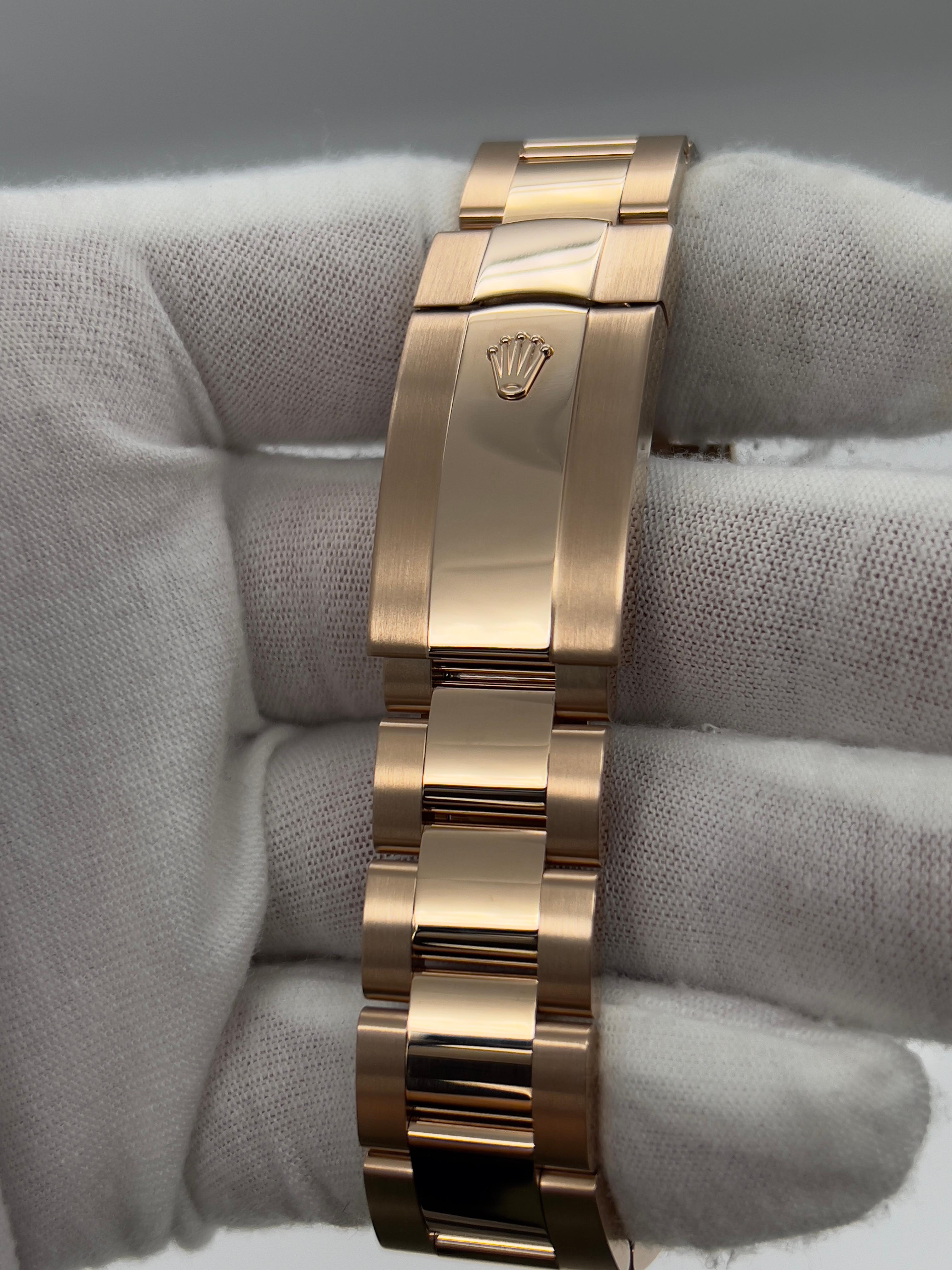 Rolex Sky Dweller 336935 Rhodium Dial 18K Everose Rose Gold Box Paper 2023 In Excellent Condition In San Diego, CA