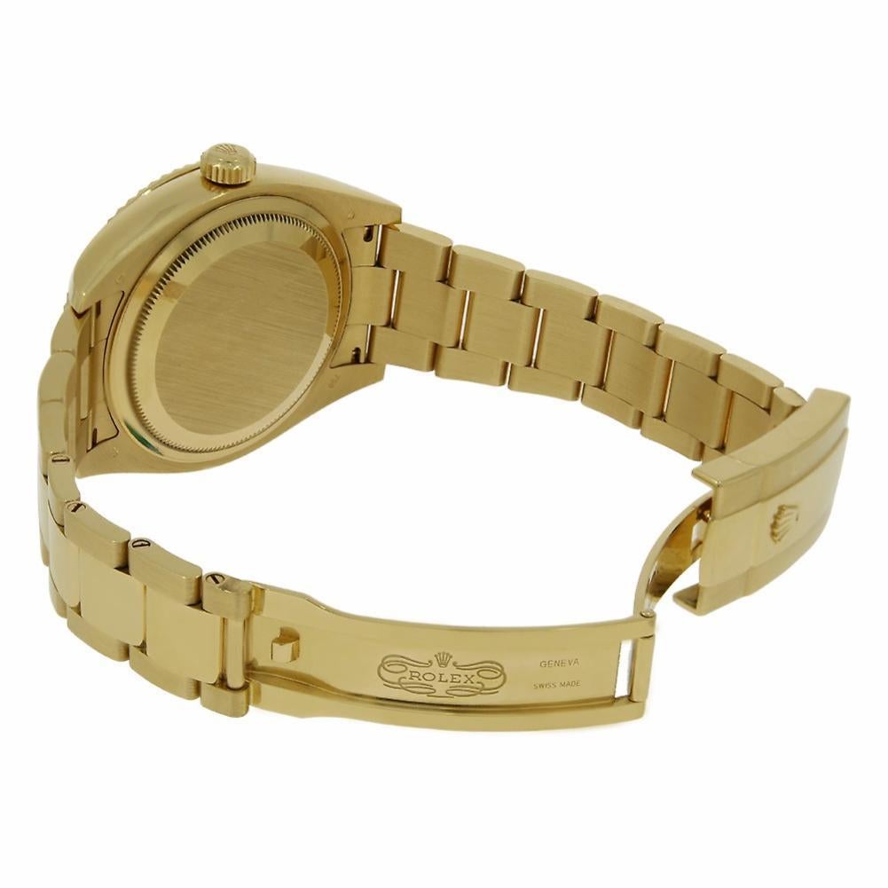 Rolex Sky-Dweller 18 Karat Yellow Gold Watch 326938 In Excellent Condition In Miami, FL