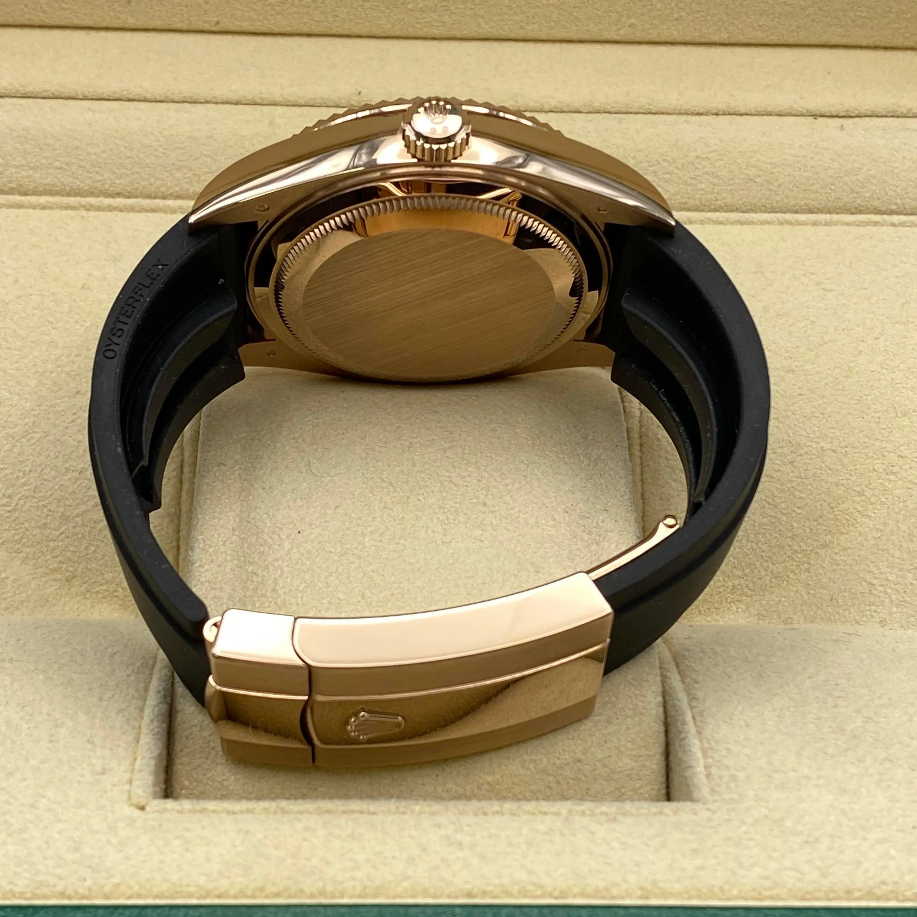 Rolex Sky Dweller 42mm 326235 Rose Gold White Dial Automatic Watch B&P For Sale 2