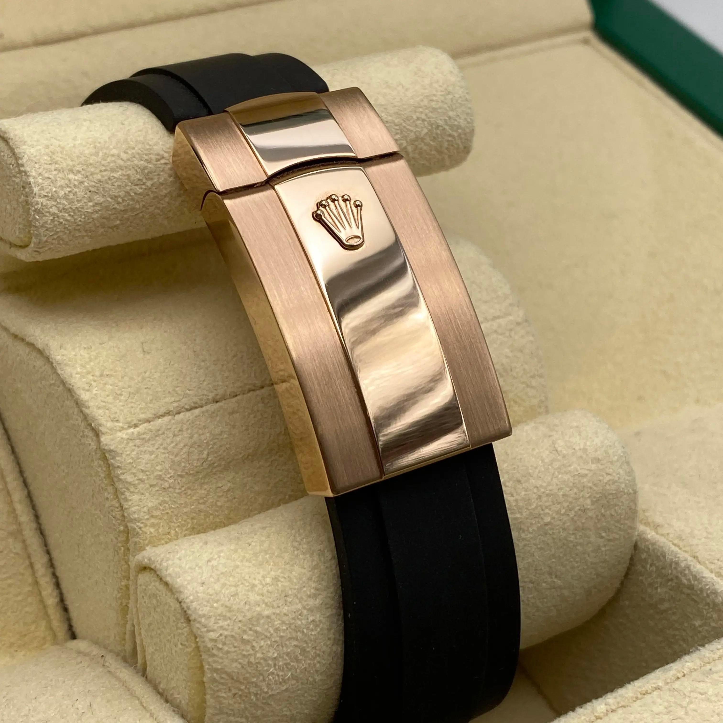 Rolex Sky Dweller 42mm 326235 Rose Gold White Dial Automatic Watch B&P For Sale 3