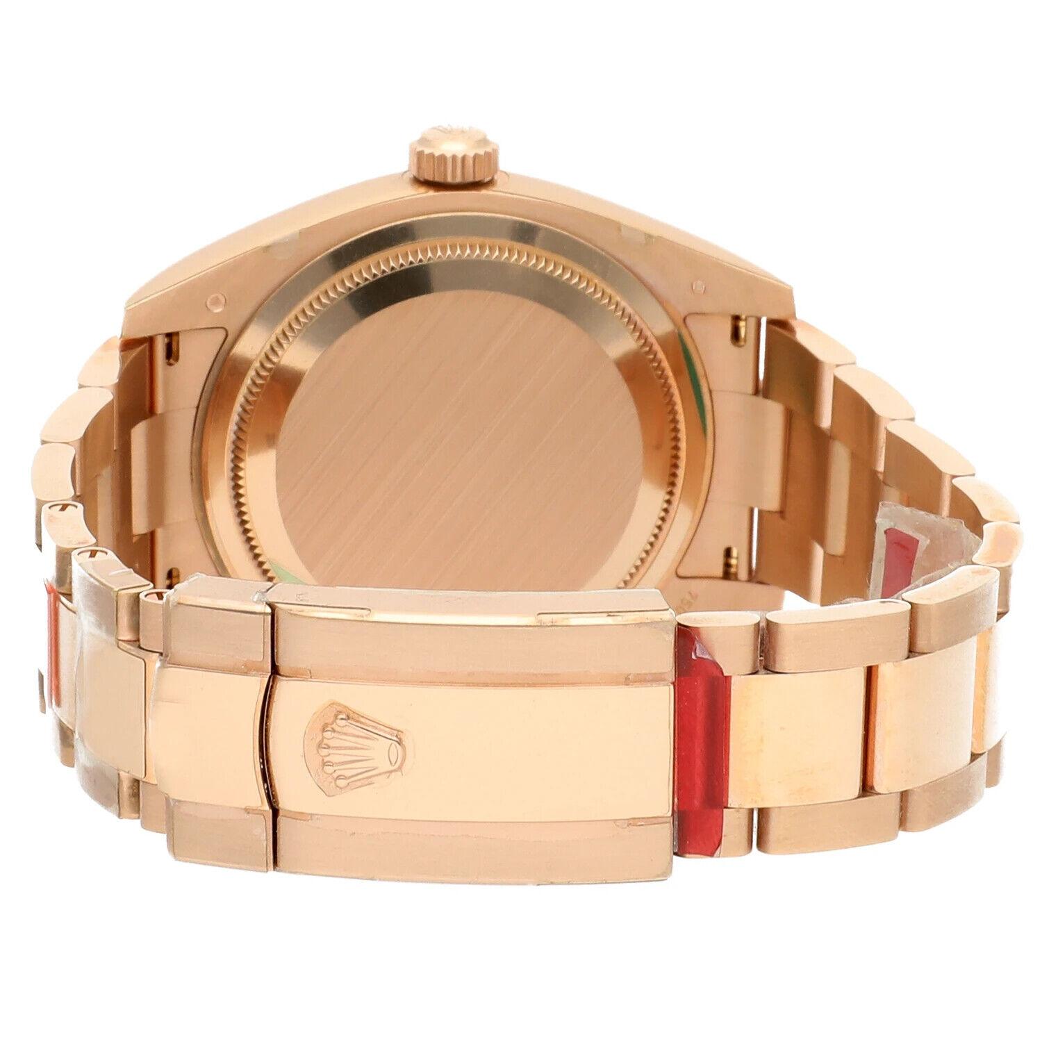 Rolex Sky-Dweller 42mm Everose Gold Mens Oyster Bracelet Watch 326935 Stickers! For Sale 1