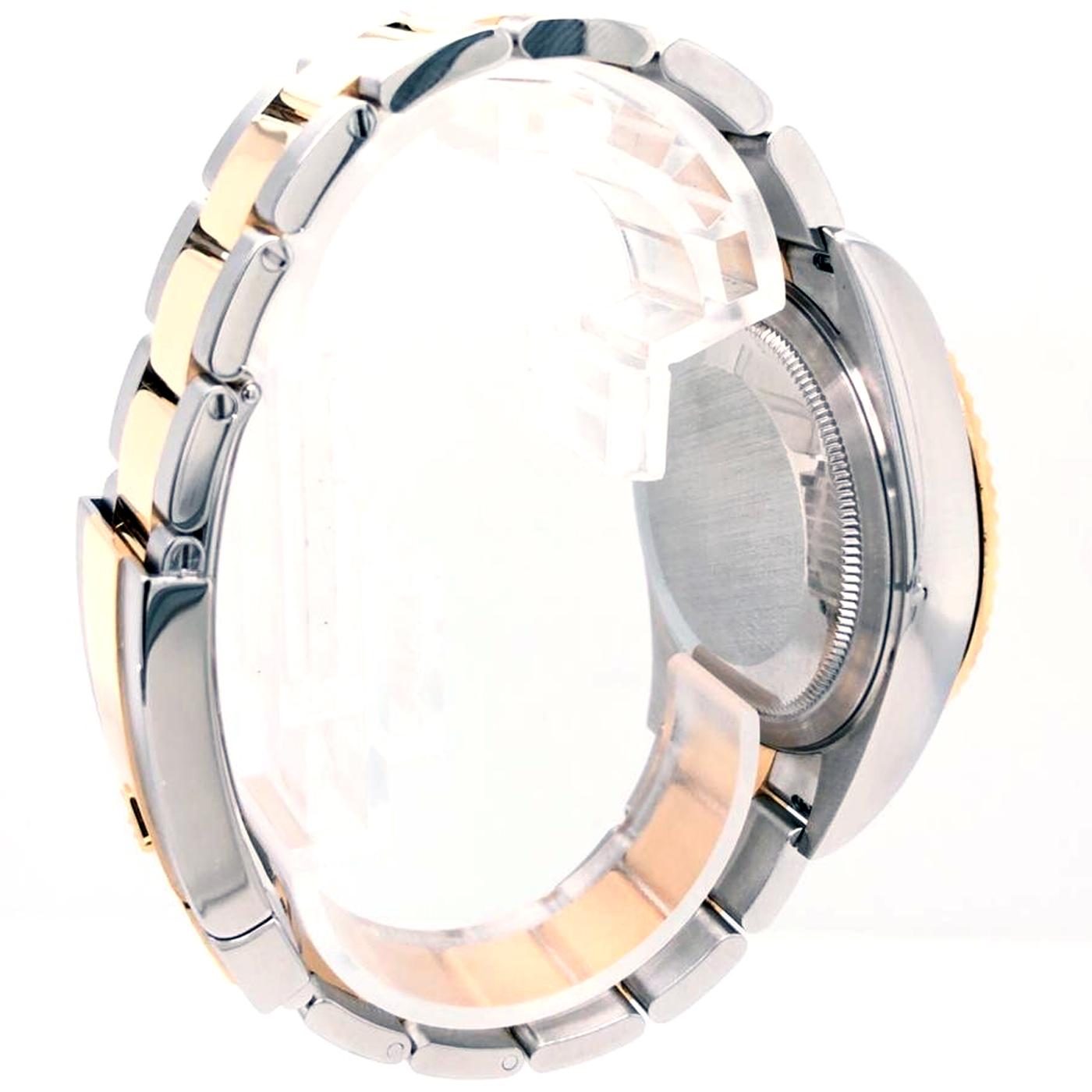 Rolex Sky-Dweller Rolex Gold / Steel Black Dial Oyster Bracelet Watch 326933 2