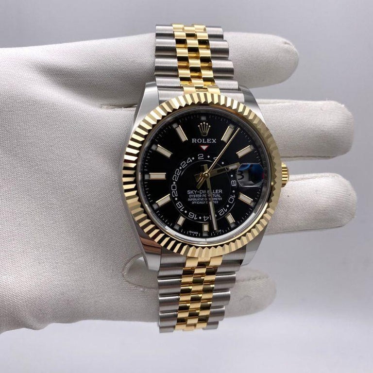 sky dweller gold schwarz