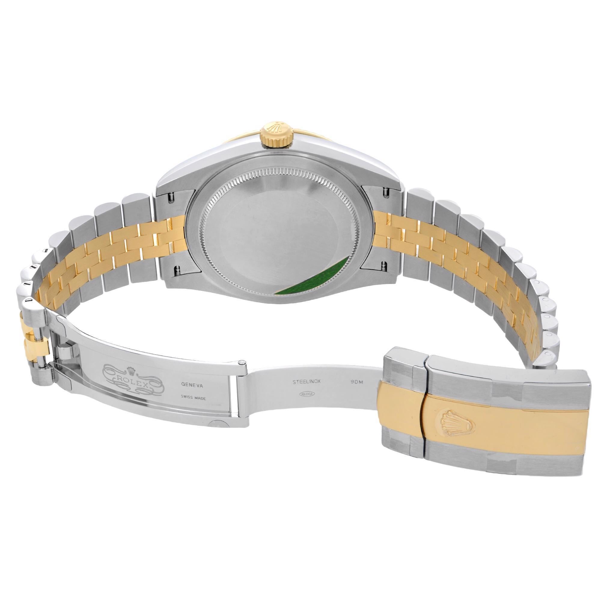 Rolex Sky-Dweller 42mm Steel 18K Yellow Gold Black Dial Automatic Watch 326933 en vente 2