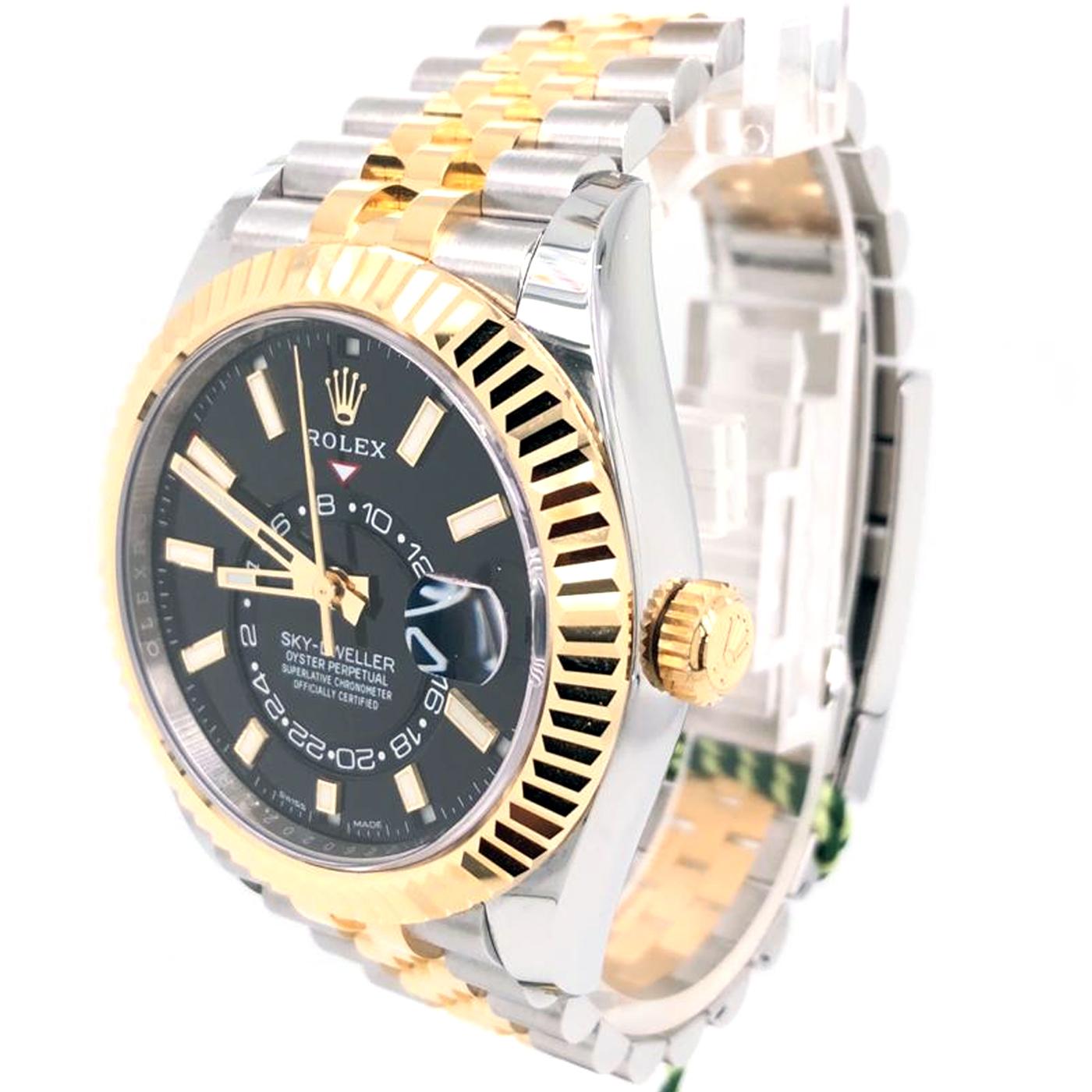 rolex sky dweller two tone jubilee