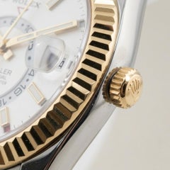 Rolex Sky-Dweller 42mm White Dial Stainless Steel and 18k Gold Watch