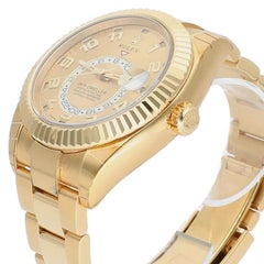 Rolex Sky-Dweller 42mm Yellow Gold Watch Oyster Bracelet Factory Stickers 326938