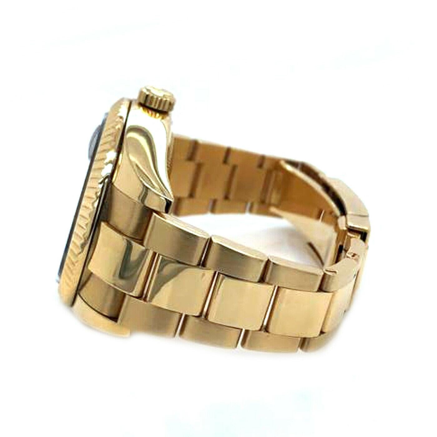 Rolex Sky-Dweller Auto 42mm Yellow Gold Men's Oyster Bracelet Watch GMT 326938 In Excellent Condition In Aventura, FL
