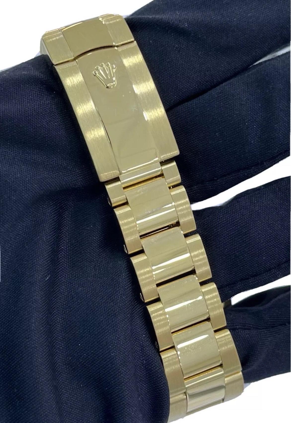 Rolex Sky-Dweller Automatic 42mm Yellow Gold Mens Oyster Bracelet Watch 326938 For Sale 6