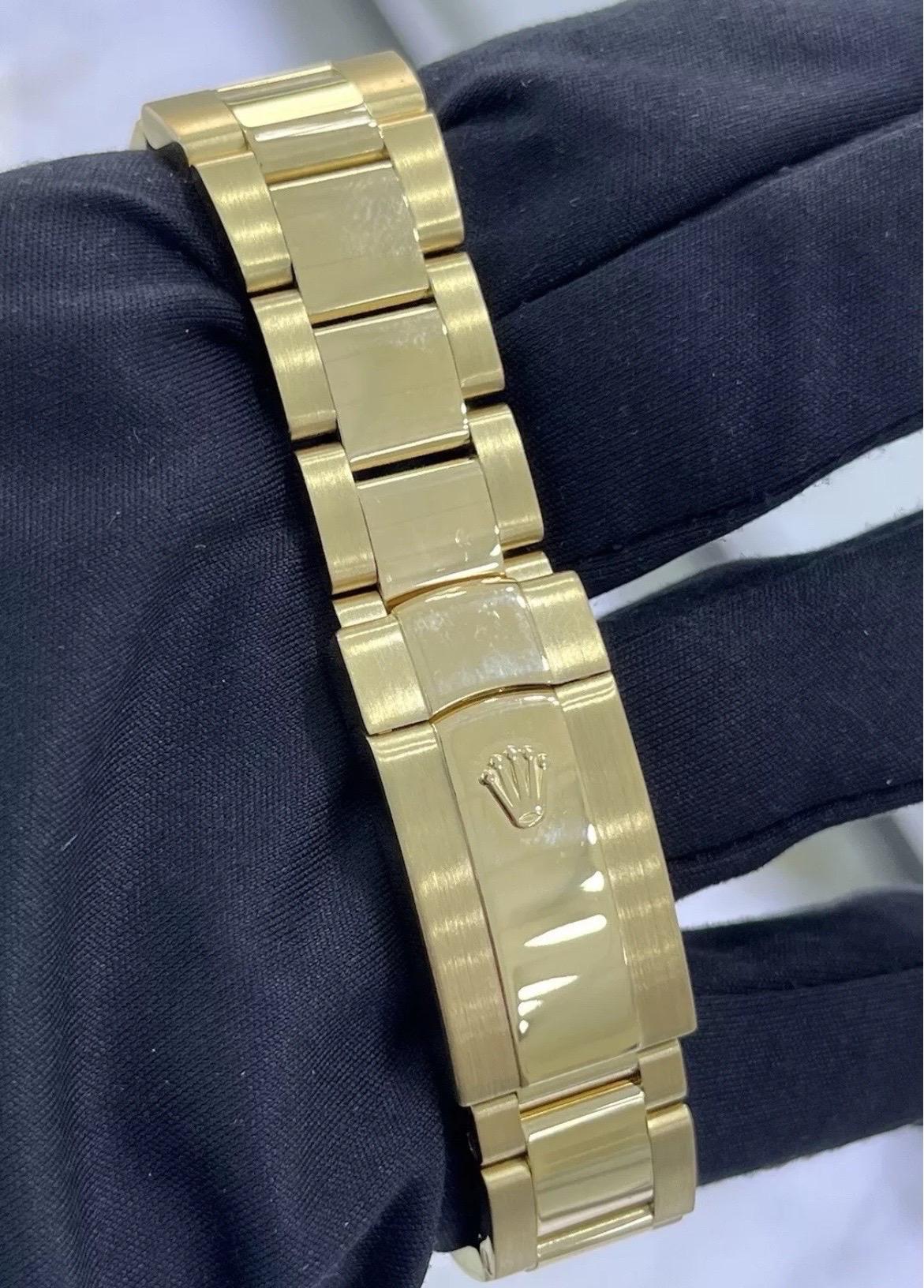 Rolex Sky-Dweller Automatic 42mm Yellow Gold Mens Oyster Bracelet Watch 326938 For Sale 7