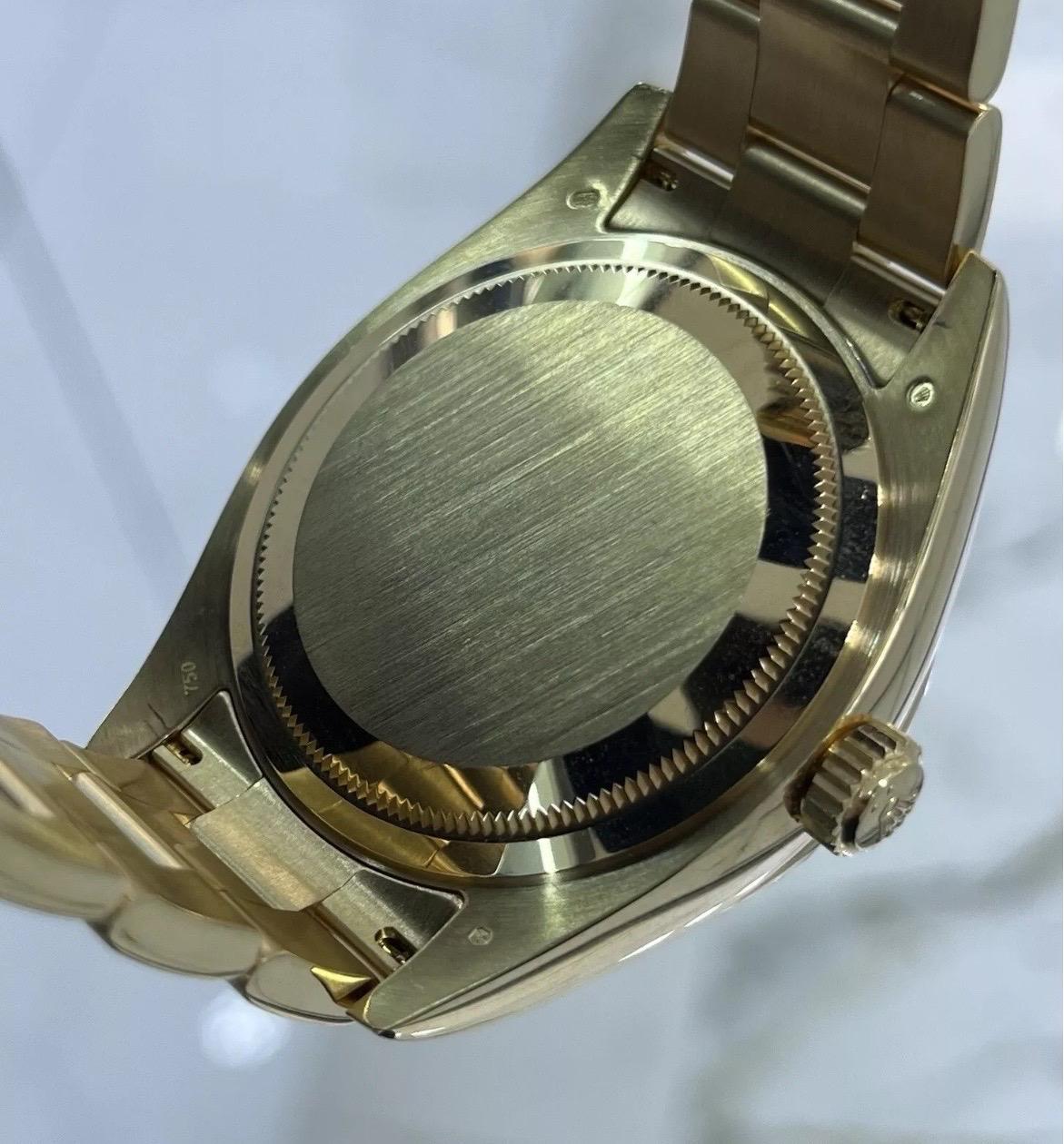 Rolex Sky-Dweller Automatic 42mm Yellow Gold Mens Oyster Bracelet Watch 326938 For Sale 8