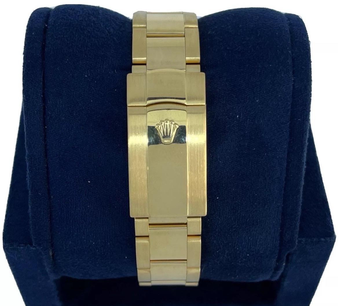 Rolex Sky-Dweller Automatic 42mm Yellow Gold Mens Oyster Bracelet Watch 326938 For Sale 2