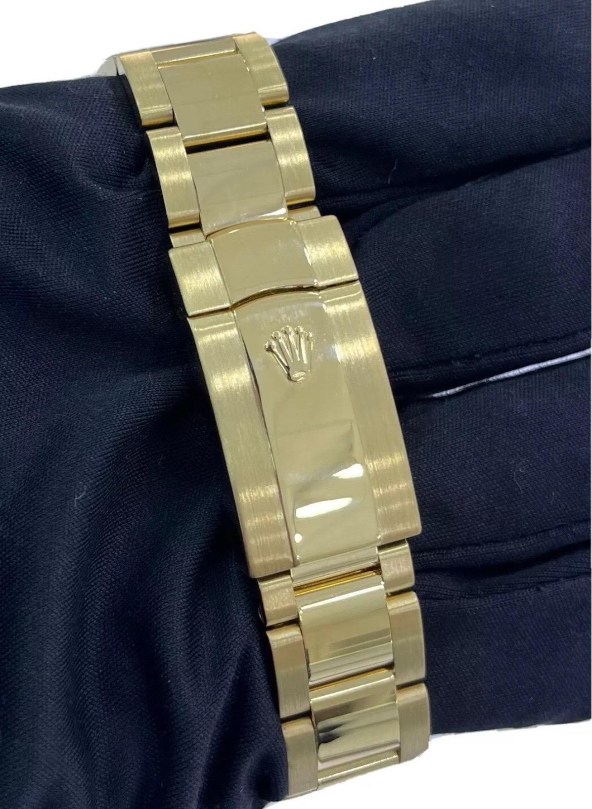 Rolex Sky-Dweller Automatic 42mm Yellow Gold Mens Oyster Bracelet Watch 326938 For Sale 4
