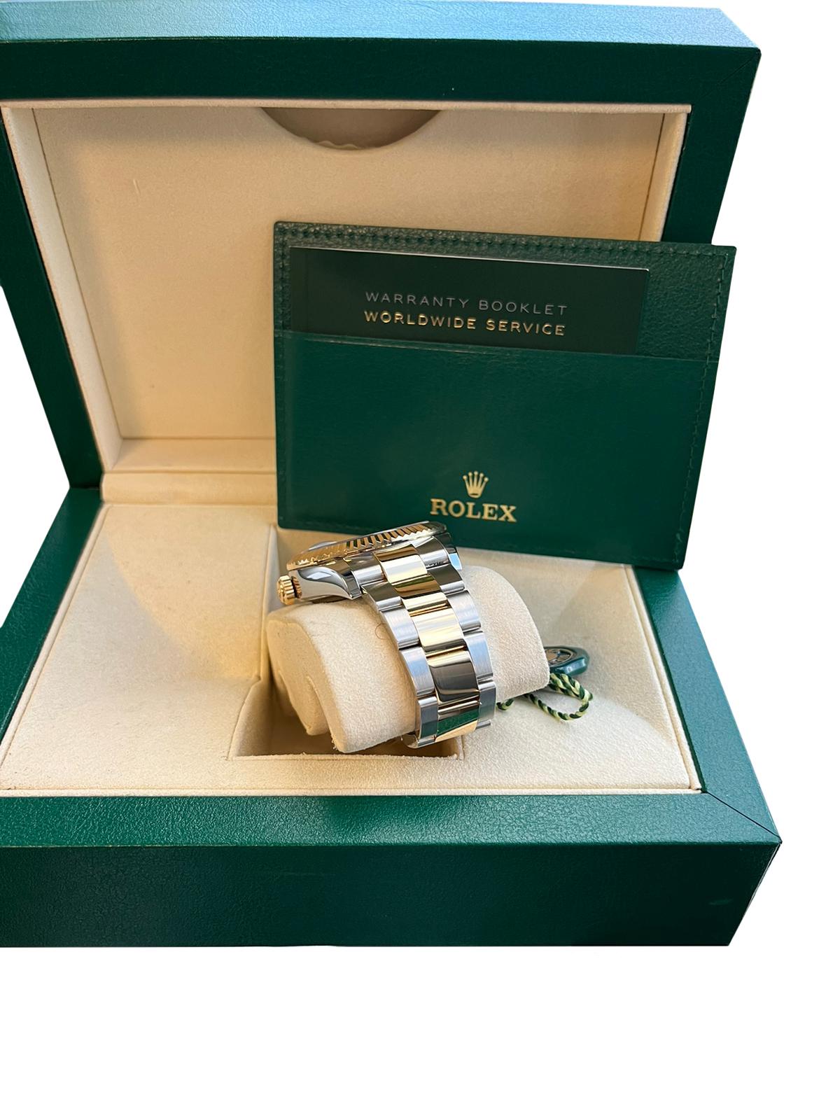 Rolex Sky-Dweller Automatic Steel Yellow Gold White Dial Bracelet Watch 326933 For Sale 5