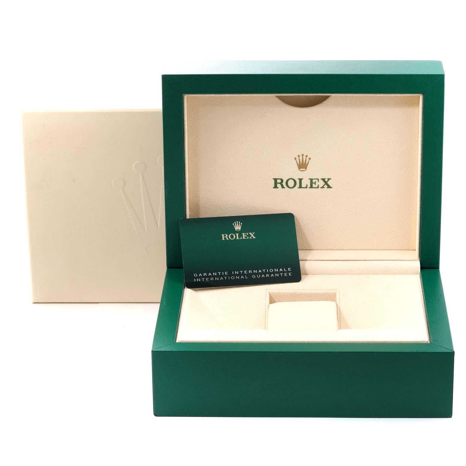 Rolex Sky-Dweller Blue Dial Steel White Gold Mens Watch 326934 Box Card 5