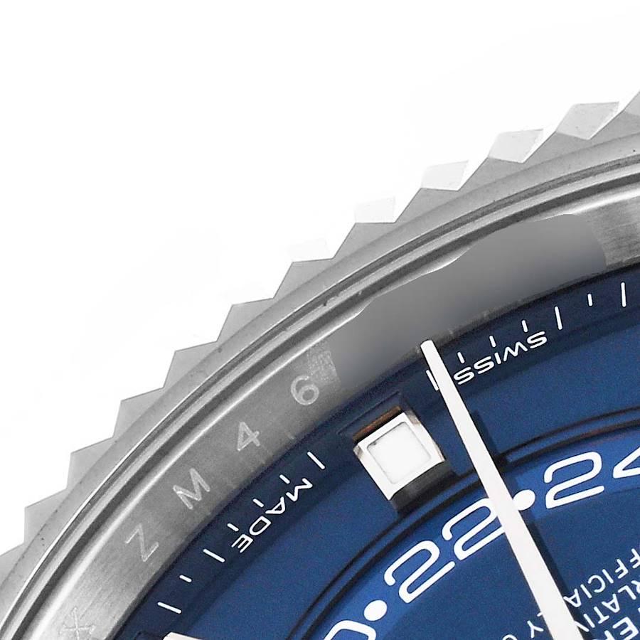 Rolex Sky-Dweller Quadrante Blu Acciaio Oro Bianco Orologio Uomo 326934 Non Indossato 3