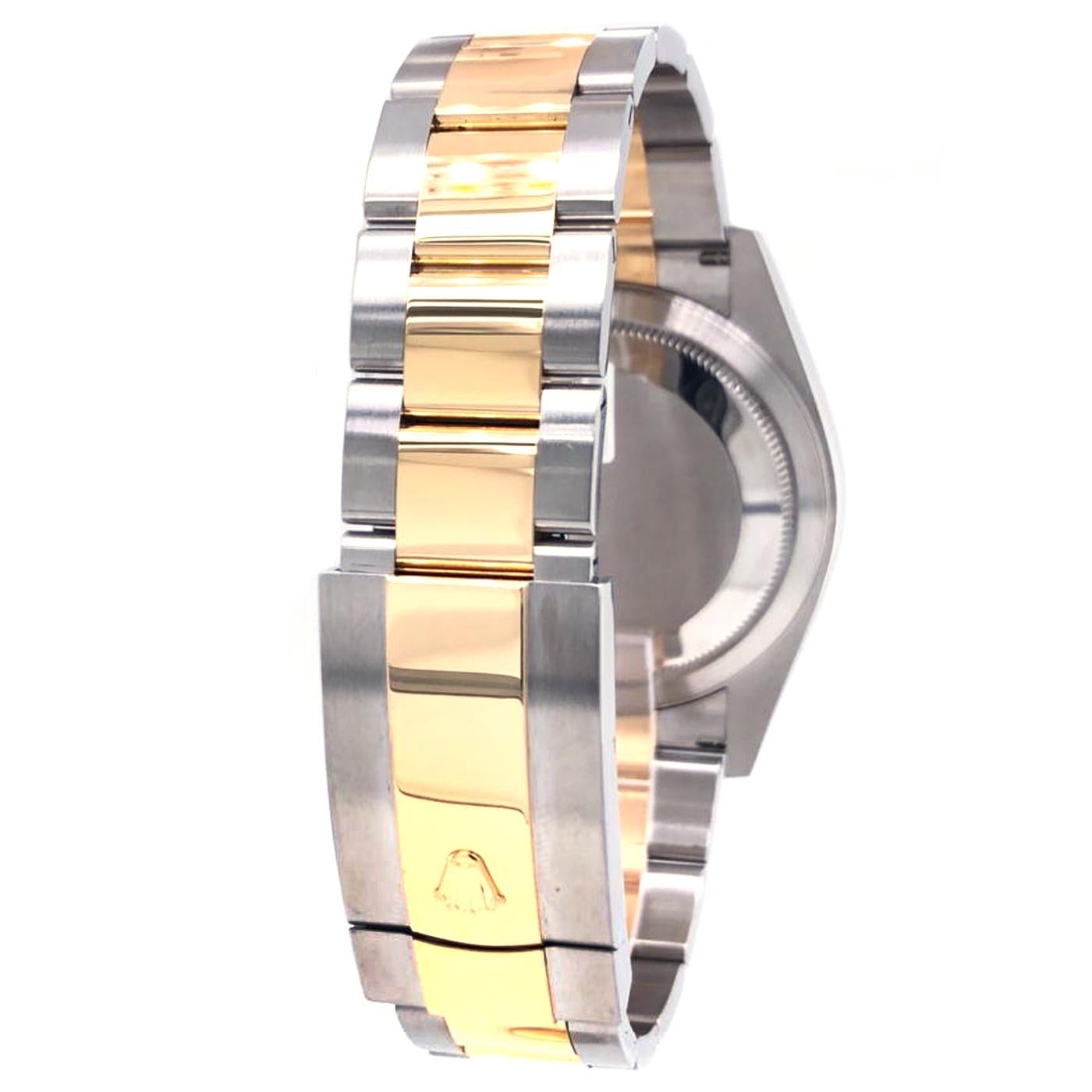 Women's or Men's Rolex Sky-Dweller Champagne Dial Steel Yellow Gold Automatic Men's Watch 326933